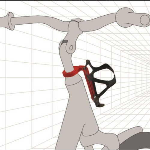 Addictive Bikes Stem Mount Bottle Cage Holder - spacer or clamp fit ahead/quill - Picture 4 of 4
