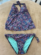 MOSSIMO Tankini Set Women  s Size Small Top / Large Bottom
