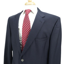 Jos A Bank Gordon Signature Gold Navy Blue Metal Button Blazer Sport Jacket 46R