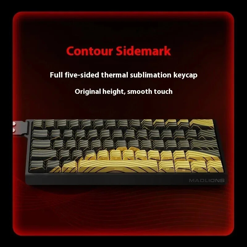 Magnetic Switch Wired Mechanical Gaming Keyboard for Enhanced Computer Performance