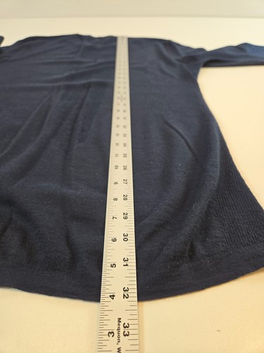 Smartwool Men's Intraknit Thermal Merino Base Layer Crew Navy Blue Large FLAWS - Picture 16 of 19