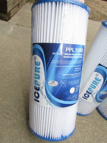 3-Ice Pure PPl 10BB Whole Home Sediment Water Filter Replacement 10" x 4.5" - Picture 2 of 3