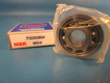 NSK 7200 BW Angular Contact Bearing, 40° Contact Angle, Japan (NTN, SKF)