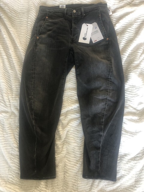 Levis Engineered 570 Mens Baggy Taper Jeans 33x32 Happy Black for sale online | eBay