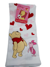 Disney Winnie the Pooh  Piglet 2 Kitchen Towels Hearts