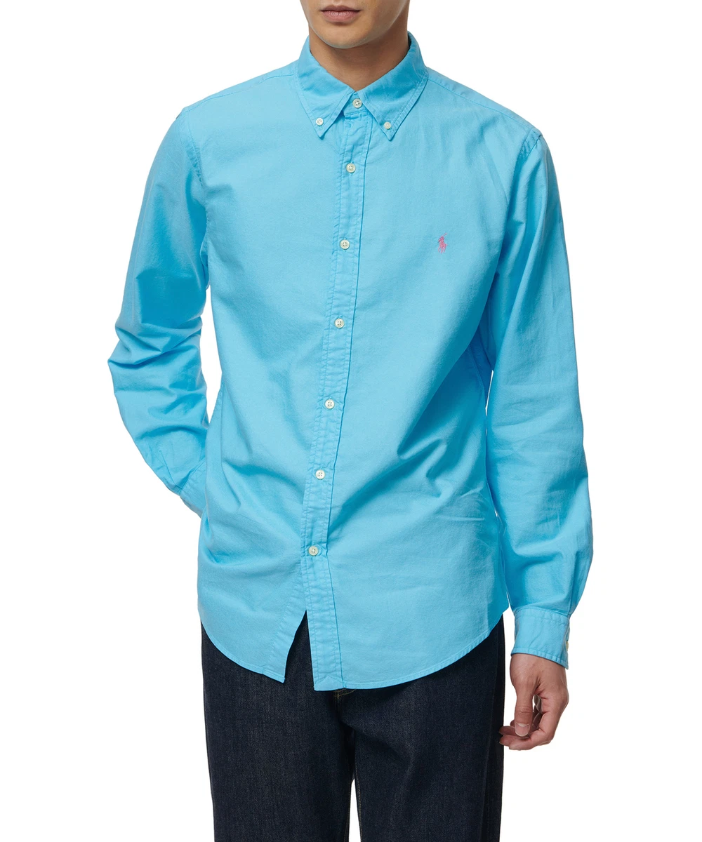 Polo ralph lauren custom fit oxford shirt discount