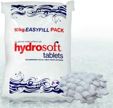 HYDROSOFT SALT TABLETS | 10KG BAG | Water Softener | FCC Food Grade 99.9% Pure