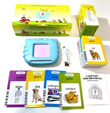 Bilingual Flash Card for Kids Battery Unisex Spanish English 224 Pictures