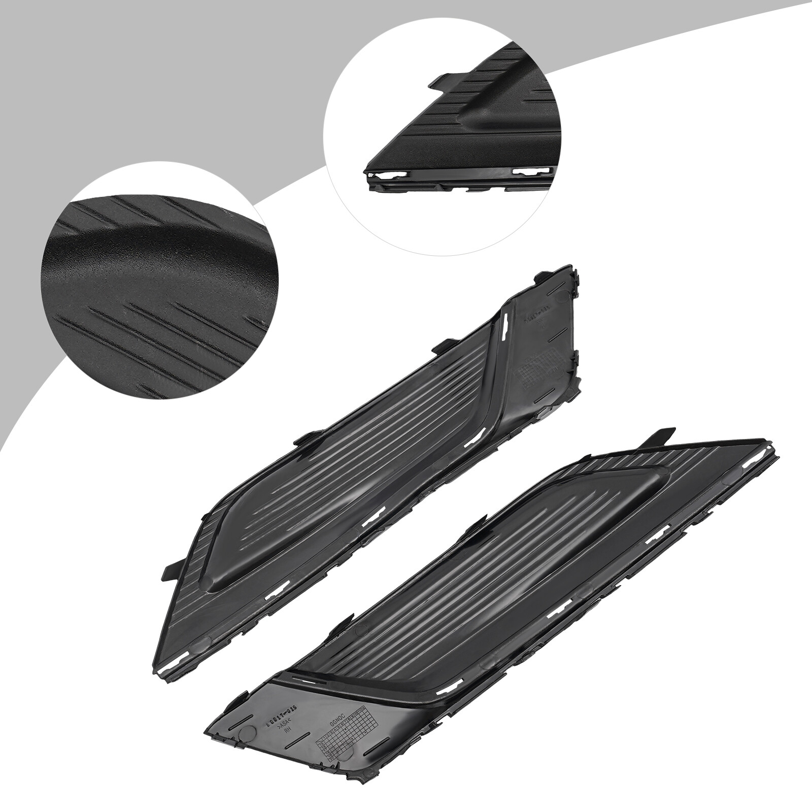 For 2017 2018 Ford Fusion Front Driver Passenger Side Fog Light Covers Pairs US
