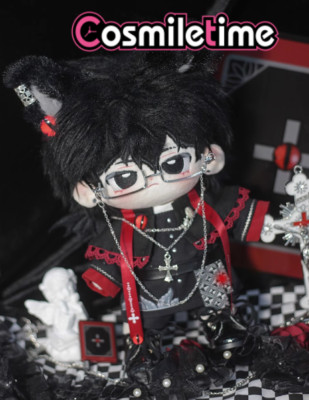 Gentleman Juvenile For 20cm Plush Doll Cool Guy Hoodie Clothes Clothing Dress Up