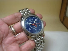 Balmer Navigator Men’s Automatic Date Aviator Watch , Blue Dial