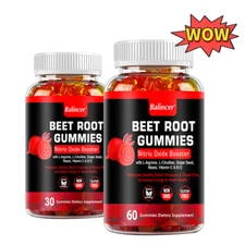 Beet Root 1000mg - Aids in Healthy Circulation, Heart, Blood Pressure Support