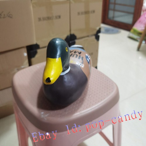 Garden Décor Human Made HARIKO PAPER DUCK Brown Color Decorate Statues - Picture 2 of 6