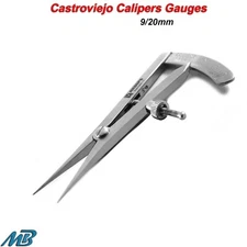 Castroviejo Caliper Curved Orthopedic Measuring Marking Caliper 20mm Gauge Tools