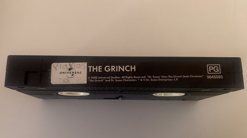 The Grinch, Jim Carrey, VHS Tape, Vintage Video, Movie, PG 2000 - Picture 3 of 4