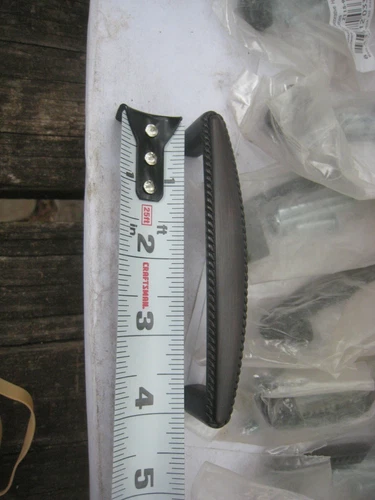 10 Jeffrey Alexander Z115-96 3 3/4" Elements Lindos Cabinet Pull DBAC  Bronze - Picture 3 of 5