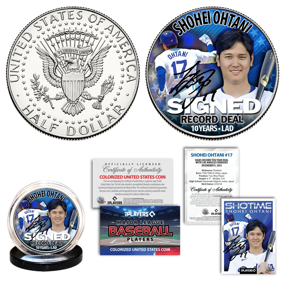 SHOHEI OHTANI 1st Ever LA DODGERS Officially Licensed 2023 JFK
