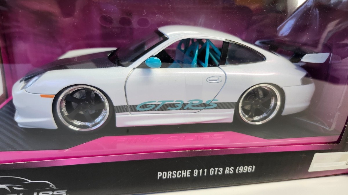 Jada Pink Slips Porsche 911 GT3 RS (996) in White | eBay
