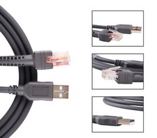 Cable USB para escáner de código de barras Symbol LS2208 LS4208 DS6878 CBA-U01-S07ZAR