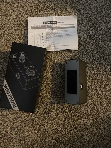 Mini Pedal Ocean Verb Reverb Guitar Effects Pedal - Picture 2 of 5