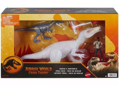 Mattel Jurassic World Chaos Theory Darius Baryonyx Peril Pack Monolophosaurus - Imagen 9 de 11
