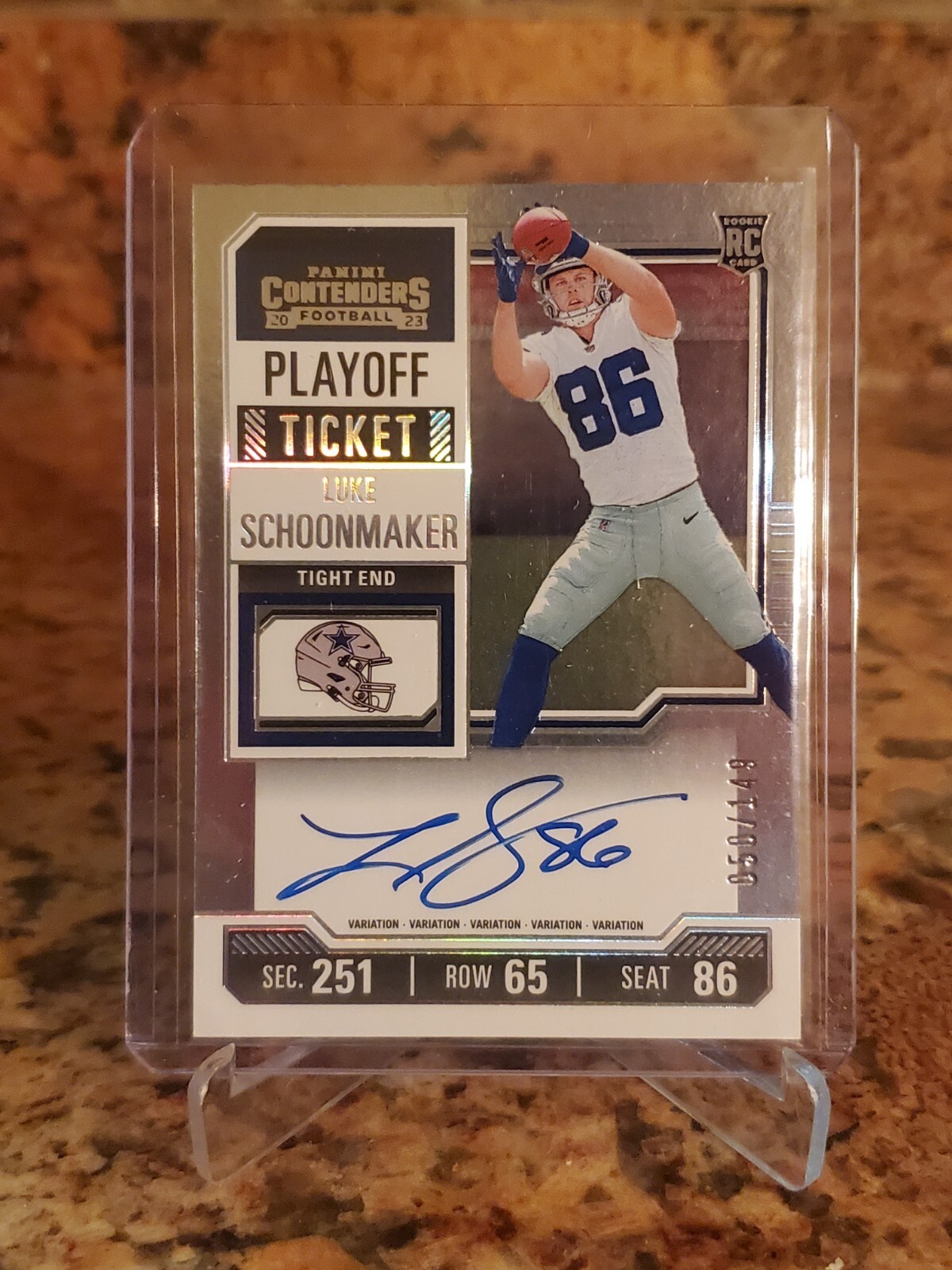 2023 Panini Contenders Luke Schoonmaker Playoff Ticket RC ON CARD AUTO /149 🔥🔥