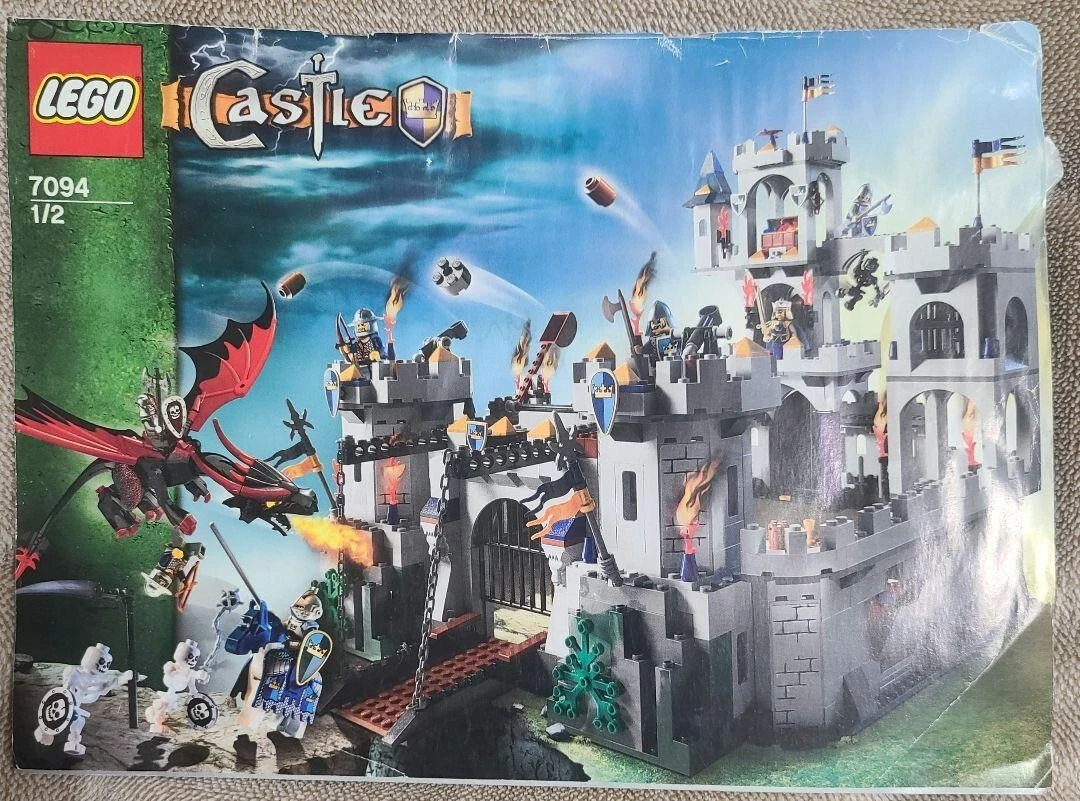 LEGO Castle Fantasy Era King's Castle Siege 7094 In 2007 Used Retired