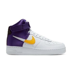 Nike Air Force 1 High 07 LV8 NBA Lakers White Purple Yellow BQ4591-101 Size 12 | eBay