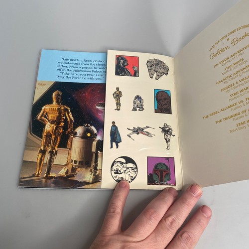 STAR WARS: THE EMPIRE STRIKES BACK : GOLDEN BOOKS (1997) : WITH 20 TATTOOS- - Picture 13 of 21