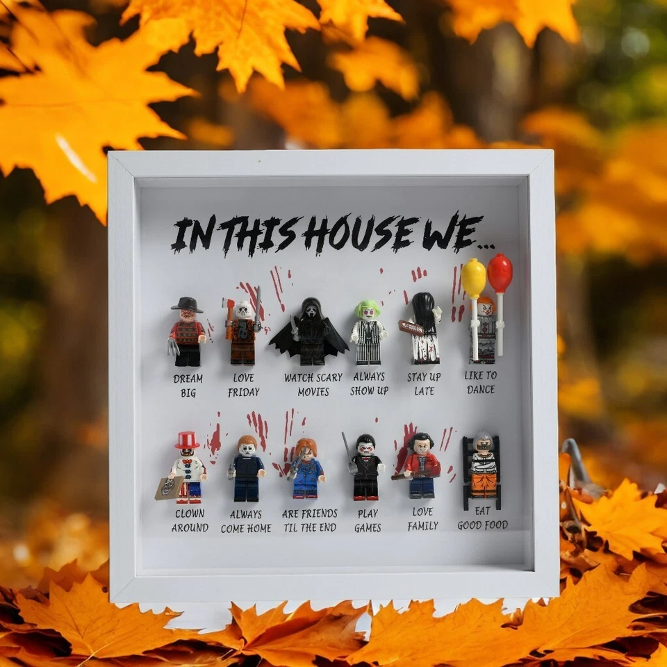 Quadro de presente de terror In This House We… | Filme de terror de Halloween presente personalizado 12 - Imagem 3 de 4