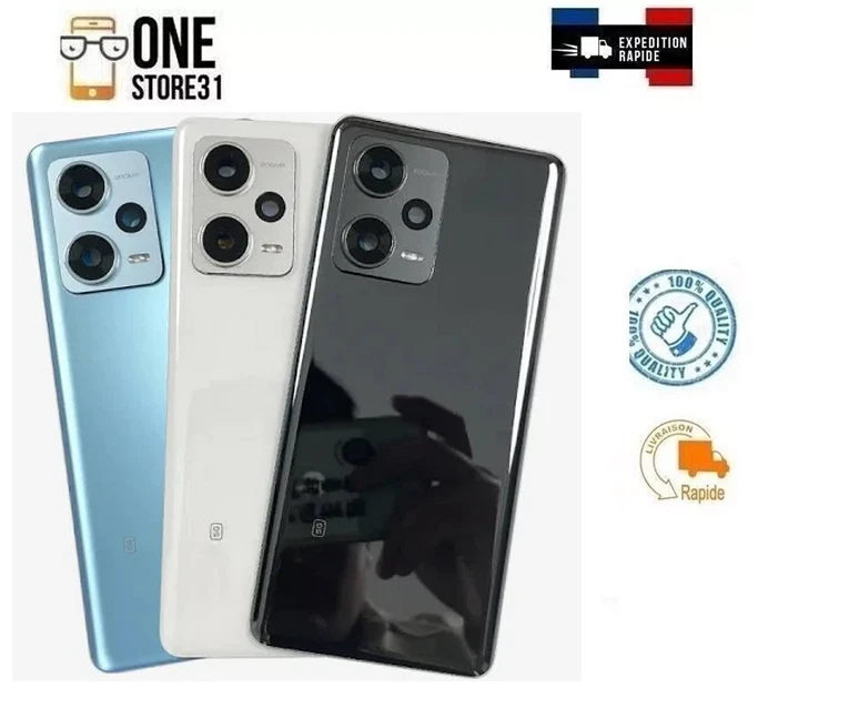 Original Coque arrière cache batterie pour XIAOMI Redmi Note 12 PRO PLUS 5G