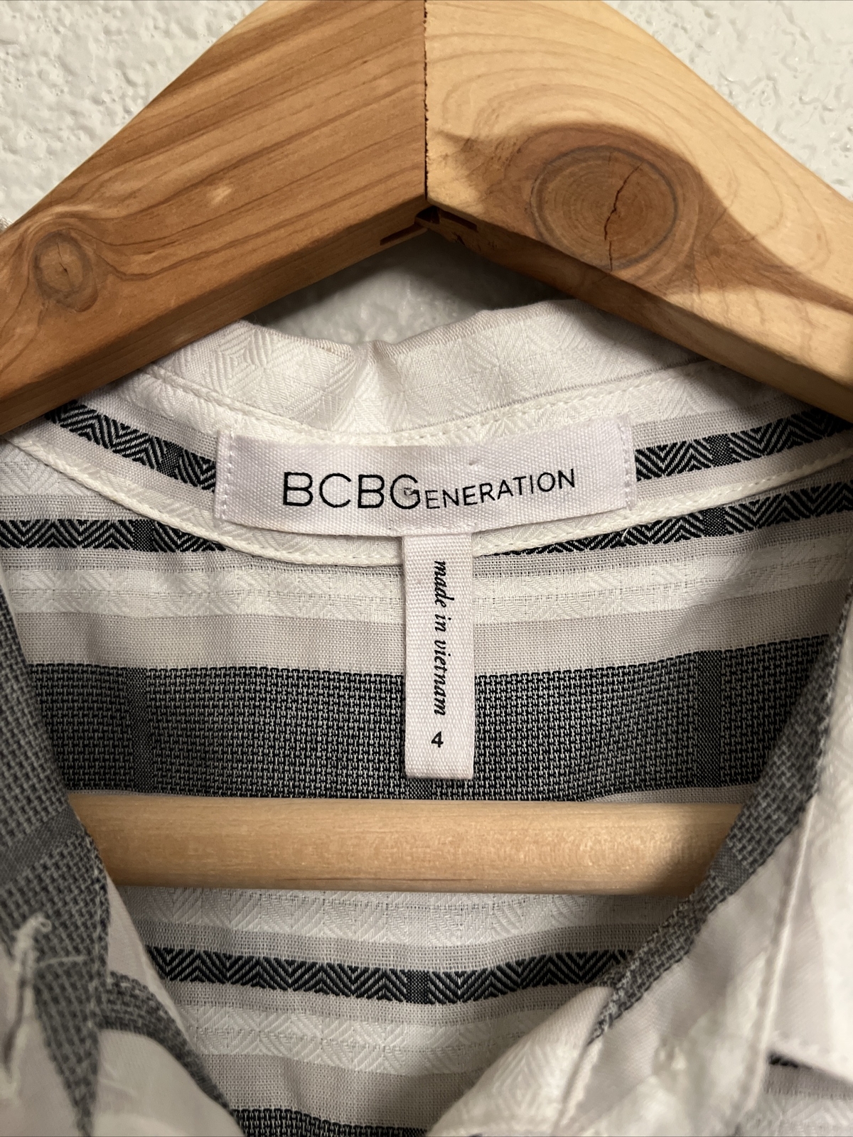 BCBGeneration Dress Boho Button Down Lagenlook Co… - image 4