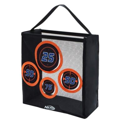 Nerf Elite Portable Mesh Target for Darts with Easy Carry Handle Age 8+