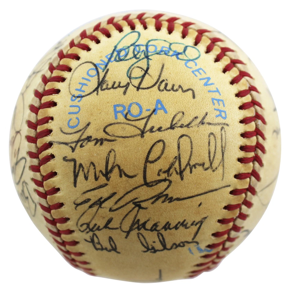 1984 Brewers (25) Yount, Sutton Authentic Signed Oal Baseball BAS #AC01897 - Image 3 of 4