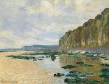 Low Tide at Varengeville Claude Monet - Impressionism Art Print on Canvas Giclee