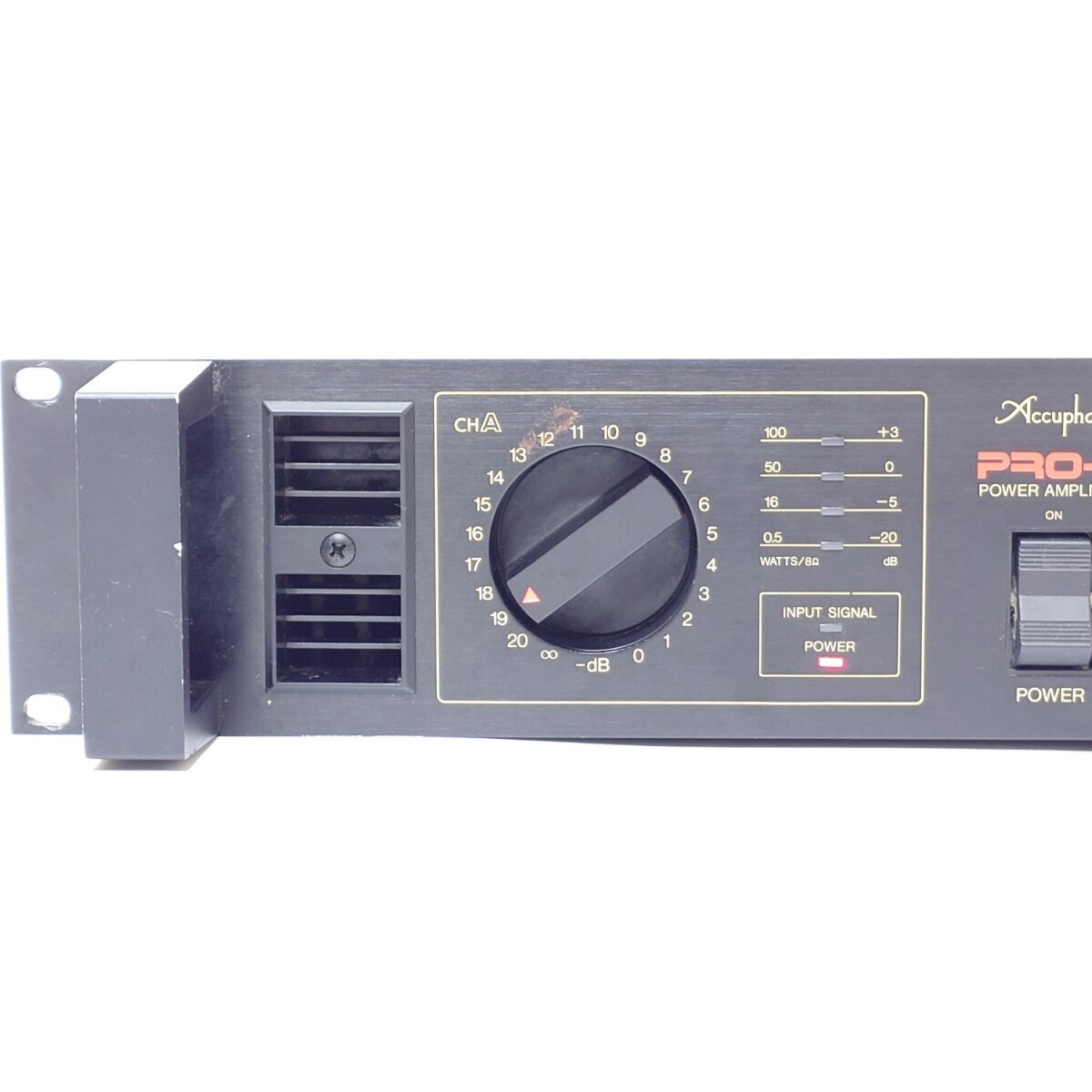 Accuphase PRO-2 Dual Channel Power Amplefier working