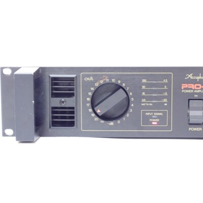 【Accuphase PRO-2】DUALチャンネルパワーアンプ Accuphase PRO-2 Dual Channel Power Amplefier working