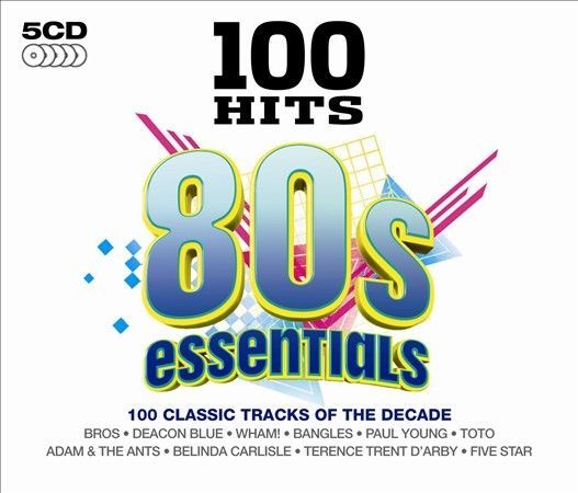 100 Hits: 80s Essentials by Various Artists (CD, Oct-2013, 5 Discs