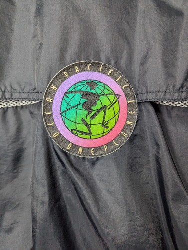 Ocean Pacific Vintage Surfers Pullover 90's Color Block Windbreaker 1/4 Zip L - Picture 11 of 13