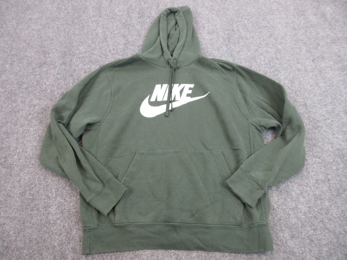 NIKE / ナイキ SWOOSH LOGO PULLOVER SWEAT HOODIE XXL Nike Sportswear Club Fleece Men's Graphic Pullover Hoodie