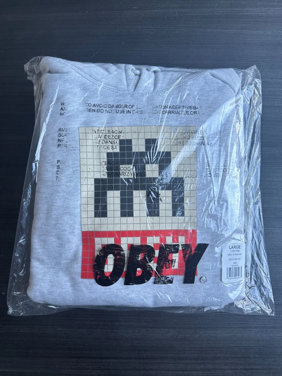 Obey x invader clearance hoodie