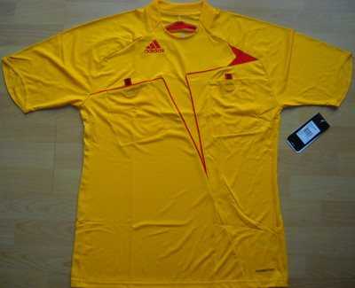 Adidas UCL Schiedsrichter Referee Trikot gelb S M L XL