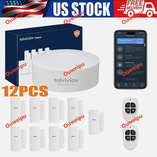 12pcs Smart WiFi Home Alarm System Residential Wireless Security Control Sensor