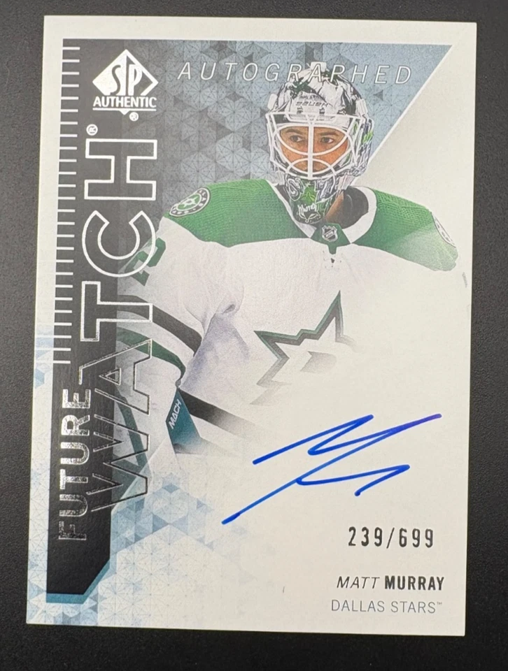 2023-24 SP Authentic MATT MURRAY Retro Future Watch Auto /699 '13-14 #RFWA-MM - Image 3 of 3