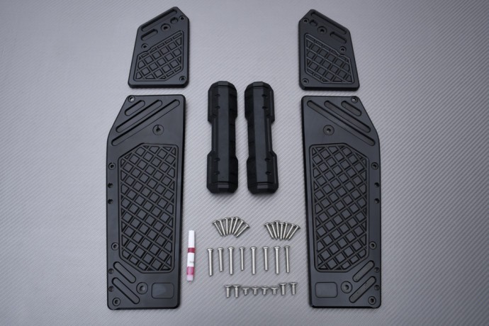 Repose-pieds haut de gamme en aluminium CNC pour Honda ADV 350 NF13 gris