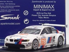 Spark 1/43 S2587 BMW M3 BMW Motorsport n 78 LM 2010