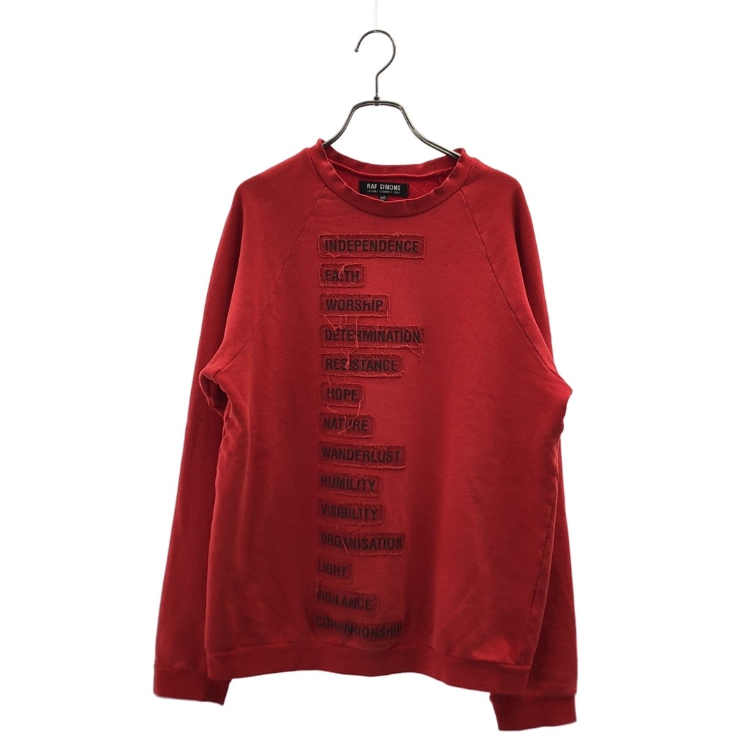 RAF SIMONS 2002SS Terrorism Message Patch Raglan … - image 1