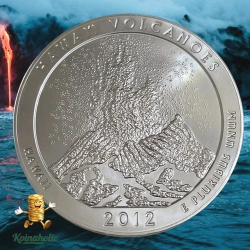 Photo of a 2012-P America the Beautiful Quarters Hawaii Volcanoes from an eBay listing that sold on Jul 13, 2026