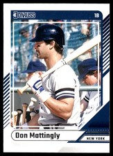 Don Mattingly 2024 Donruss #87 Yankees MLB READ FREE SHIPPING AutographDen