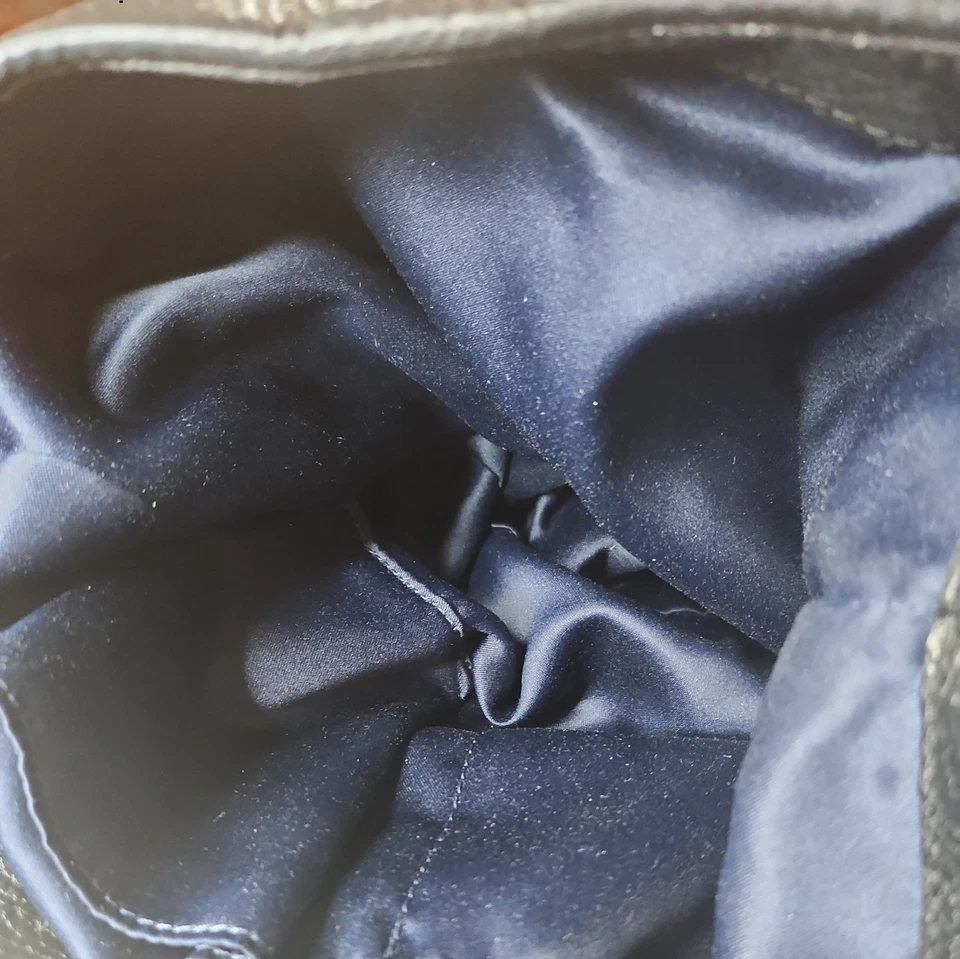 COACH MADISON PHOEBE Black Pebbled Leather Hobo Satchel Bag 26224 - Image 4 of 4